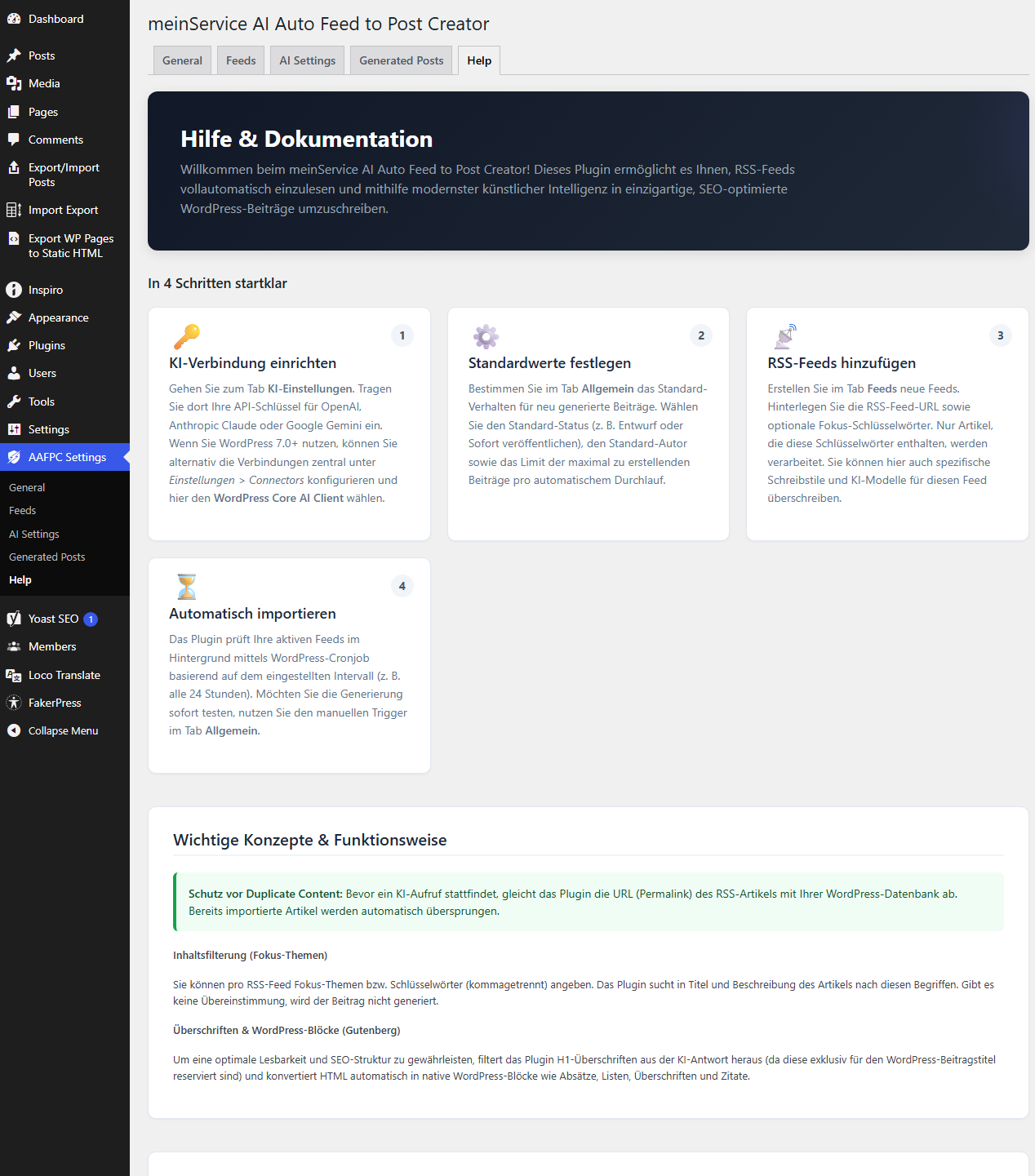 Screenshot 5: AAFPC Hilfe